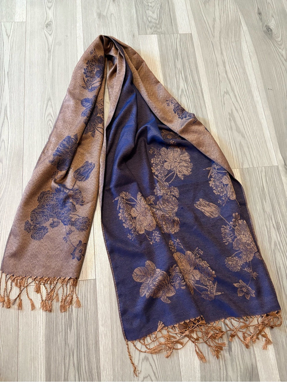100% Pashmina Fringe Scarf Shawl Wrap